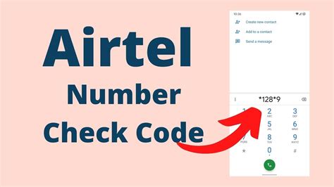 airtel number code|how to view airtel number.